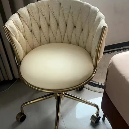 Pretty Vanity  Chair for Girls Bedroom,  Makeup Chair,  Girls Bathroom.  ,,Comfortable for Long Periods of Time,, Backrest,  Lift Swivel Chair