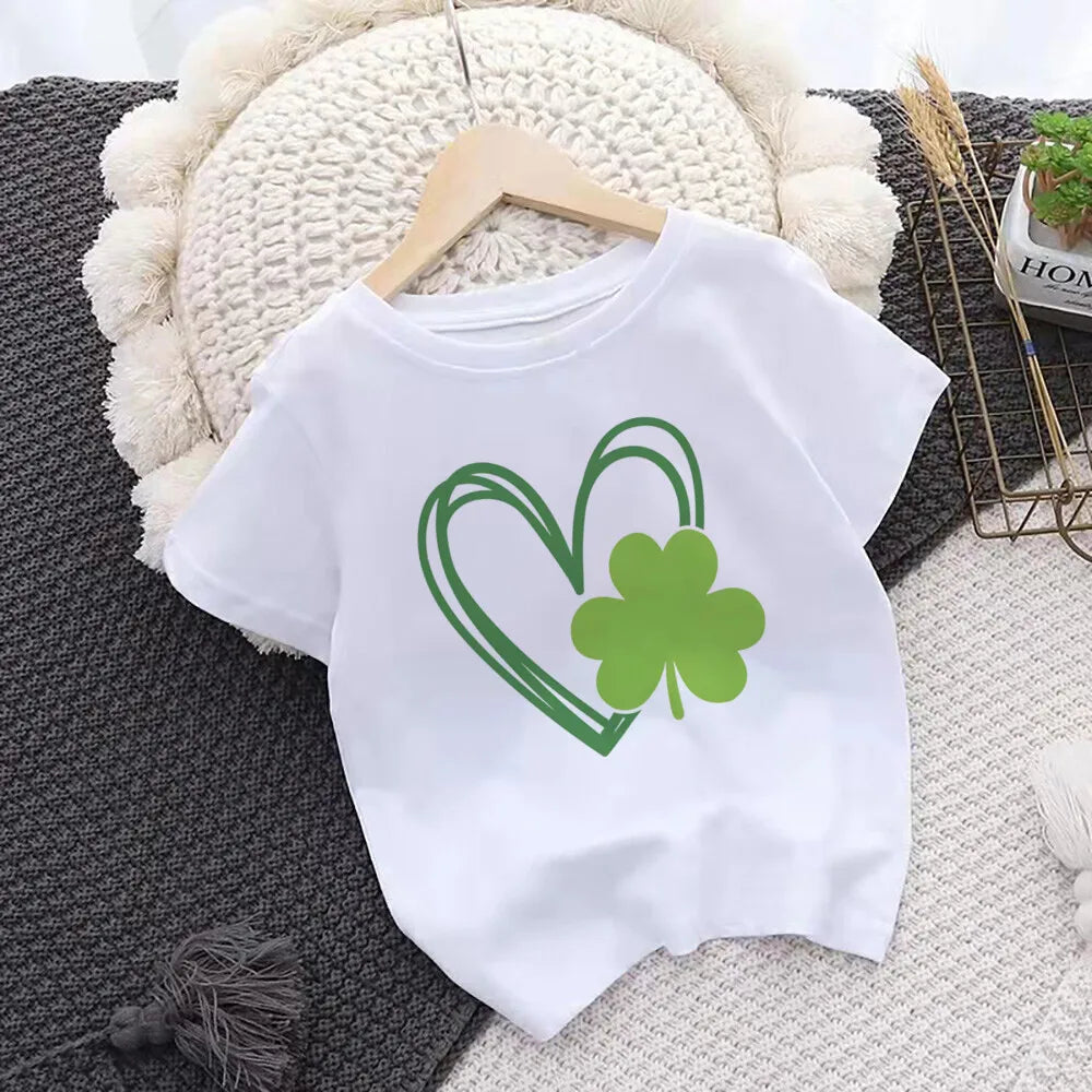 Mr Lucky Charm Print Kids T-shirt,  Children .  St. Patricks Day Shirt Boy/ Girl Clothes,  St. Patricks Day Toddlers  Outfits