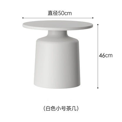 Luxury Simple Coffee Table Nordic Vintage Premium Aesthetic Side Table Creative Storage Table, Living Room Furniture