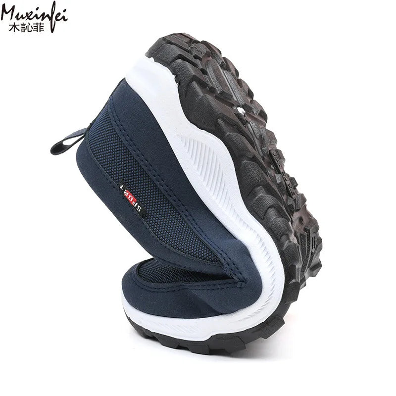 Men Running  and  Hiking Sneakers,  Breathable,  Orthopedic,  Slip-On,  Comfortable for Outdoor Activity, Running true tp size but check sizing charts to be certain!