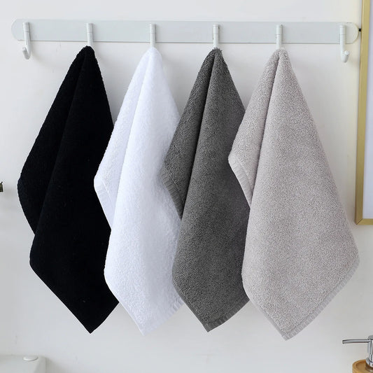 30*50cm Pure Cotton Plain Towel Is Soft, Absorbent and Lint-Free, Suitable for Home Bathroom Bathing