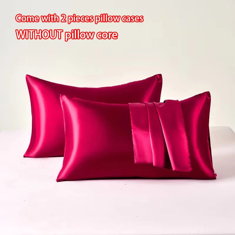 2pcs Satin Pillowcase for Skin and Hair, Satin Pillow Cases Set of 2 Soft Breathable Smooth Cooling Pillow Covers for Sleeping, Great Gifts.  Lots of colors BUT, GOLD is Hughley AVailable!!!  All others Drop down a Lot so  BL