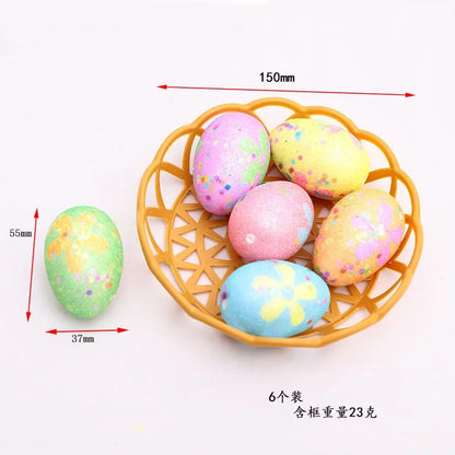 2025 Non-woven Fabric Easter Basket,  Kids Color Eggs Bucket, Welcome Spring Insect Butterfly Party, Happy Easter