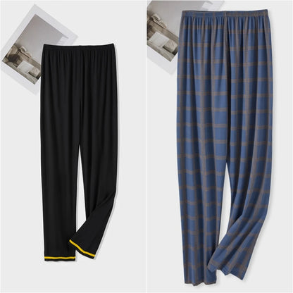 Pajama Pants.  Men's Summer wear.  Thin  and Loose in Large Size Trousers.  Home Pants