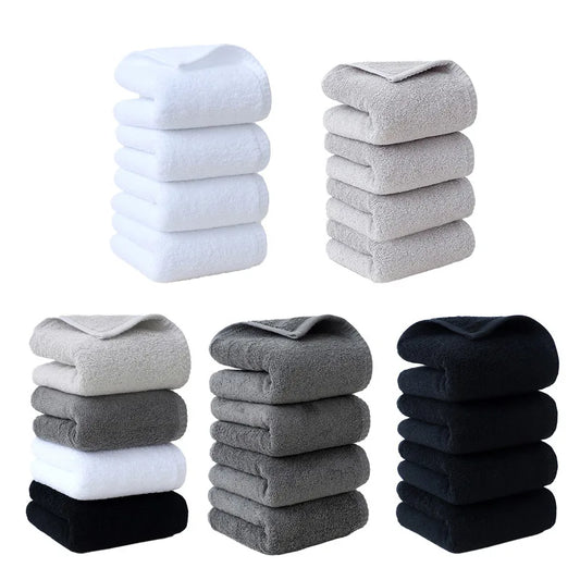 30*50cm Pure Cotton Plain Towel Is Soft, Absorbent and Lint-Free, Suitable for Home Bathroom Bathing
