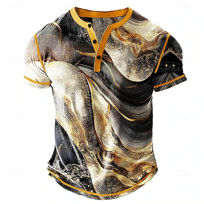 Summer Men's Breathable Polo Shirt Casual Relaxed-Fit,  Short-Sleeve Henley neck T-Shirt.  Classic Athletic-Style Men's Short-Sleeve. This is ASIAN SIZING so that means order 1-2 sizes larger if you normally wear US or EURO s