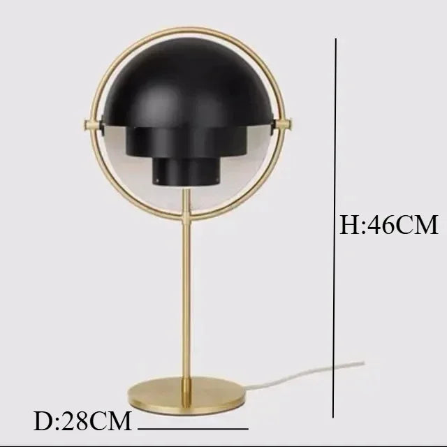 Modern Gubi Floor Lamps For Living Room, Home Decor Designer with Black Gold Metal Standing Lights