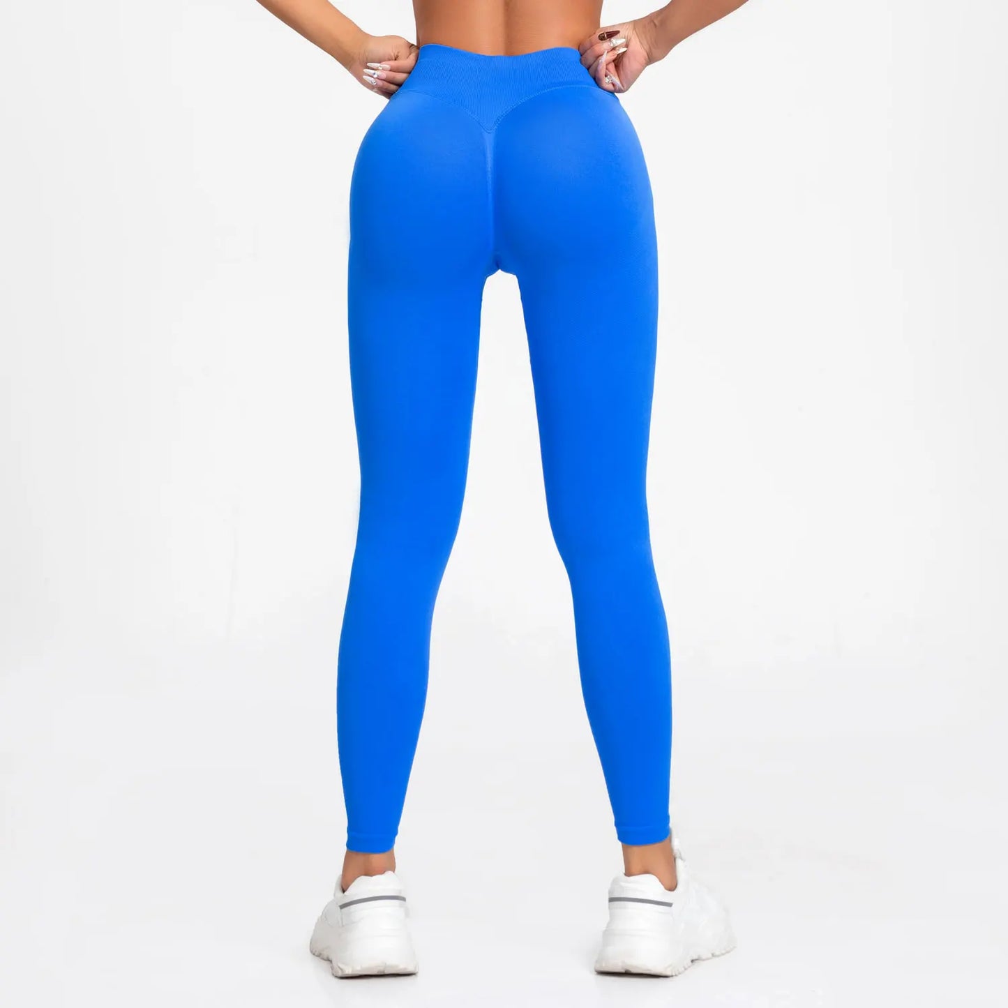 NCLAGEN Seamless Leggings Sports Women Gym Wear Clothes Outfit Yoga Pants Squat Proof Fitness Running Scrunch Bum Tights