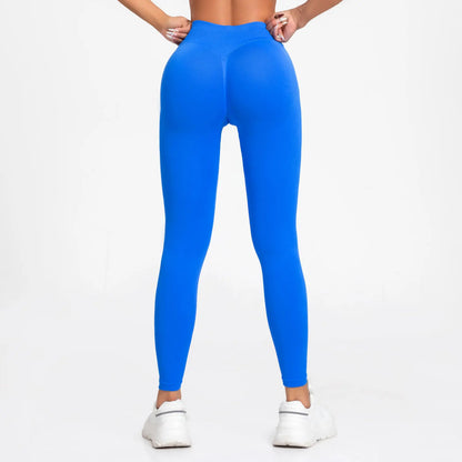 NCLAGEN Seamless Leggings Sports Women Gym Wear Clothes Outfit Yoga Pants Squat Proof Fitness Running Scrunch Bum Tights