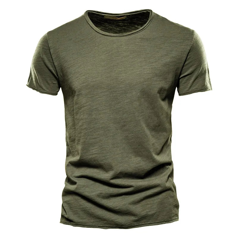 100% Cotton Mens T-shirt,  Casual, Soft,  Summer Thin T-shirts.   Men's Home Clothes,  O-Neck,  Short Sleeve,  Soild T- Shirt.