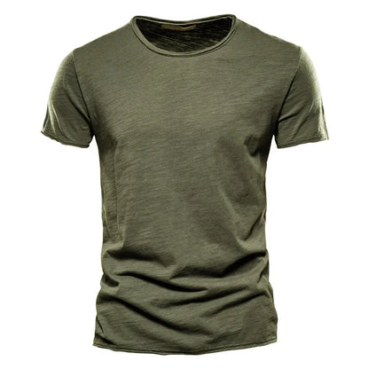 100% Cotton Mens T-shirt,  Casual, Soft,  Summer Thin T-shirts.   Men's Home Clothes,  O-Neck,  Short Sleeve,  Soild T- Shirt.