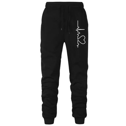 Womens Casual Tracksuit.  Versatile Sweatshirt with Hoodie  Black Sweatpants with High Quality Print.