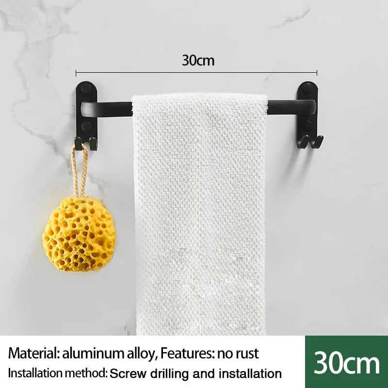 Single-layer/Double-layer/Triple-layer Towel Holder, Towel Storage,  Towel Rack  for Bathroom/Kitchen. Multi-layer Wall-mounted Towel Rack