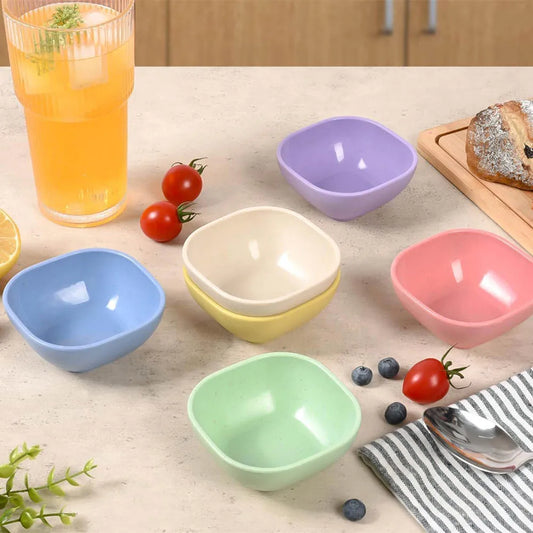 Small Bowls,4.5 OZ Assorted Colors  for Dipping Sauce,  Ice Cream, snacks.