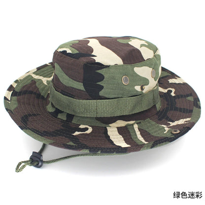Camouflage or solid Tactical Cap, Bucket Hat/ Caps also in  Camo for adults or older teens.   Outdoor Protection in the sun.
