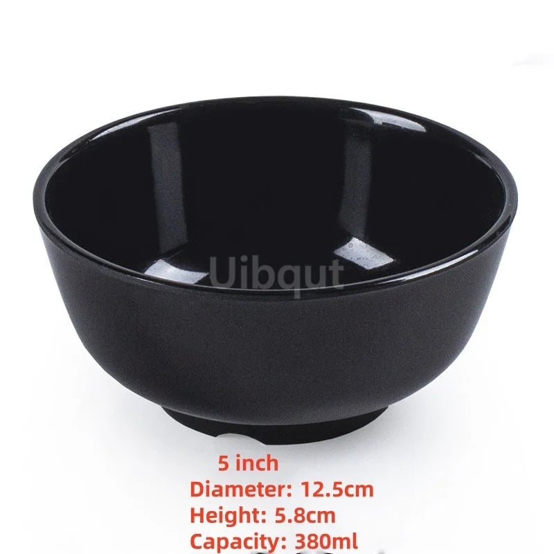 4.5 -5 inch 2 -10 piece set,  Break resistant Melamine Bowl for Thickened Flower Rice Soup or snacks.