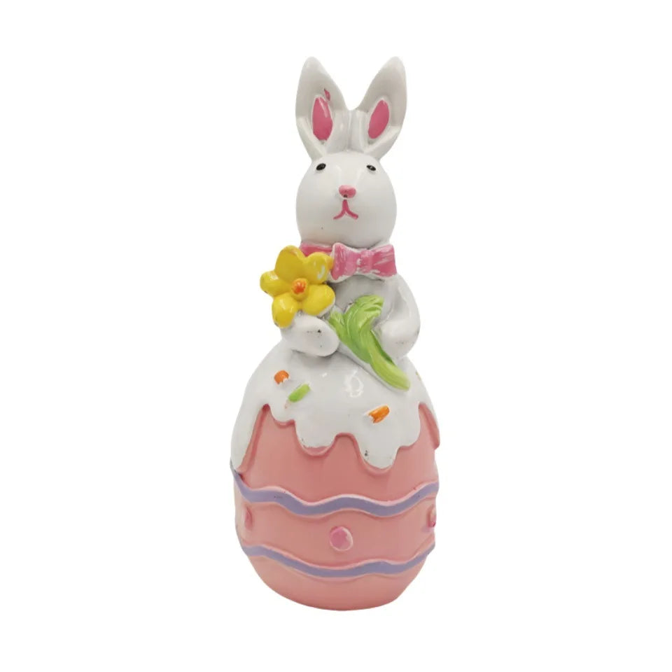 Easter Bunny Egg s for Viewing.  Resin Decoration for  Warm,  Spring Atmosphere.   Home Decoration Holiday Gift