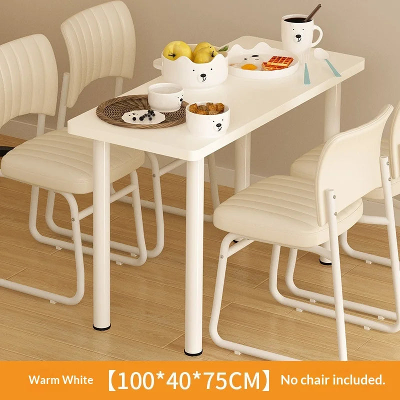 Dinner Table,  Extendable,  Dining Table and Chairs,  European Luxury,   Small Space Foldable Kitchen Dining Room Set  with 4  Chairs