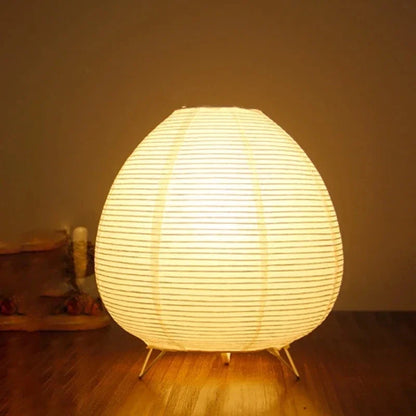 Japanese Lantern Led Table Lamp,  Living Room,  Bedroom Bedside.  Rice Paper Light.