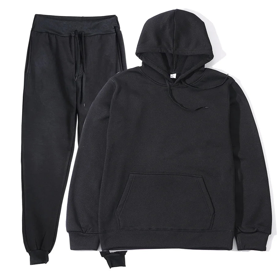 Men's Sports Sweat Suit  Fashion Tracksuit,  Womens  Hoodies + Pants,  Two Pieces Sets for  Running, Casual Sweatshirts Sweatpants Men's Clothing