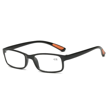 Multifocal Anti-Blue Light Reading Glasses, Progressive Near /Far, Blue Ray Blockin, Square Eyeglasses, Eye Protection Ultralight.  Two colors.  As shown, BLUE and also BLACK