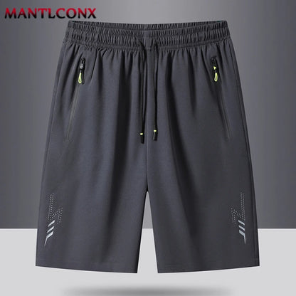 Summer Men's Shorts,  Cool Sportswear,  Running Shorts,   Casual Bottoms for  Fitness,  Training,  Jogging, Short Pants Men Black Gray