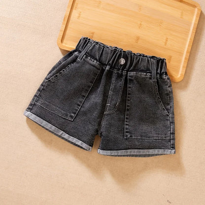 Baby Girls Summer Denim Clothing/ Shorts, Pants, Jeans, Clothes  for Girls.   Casual Short Trousers /Infant Bottoms