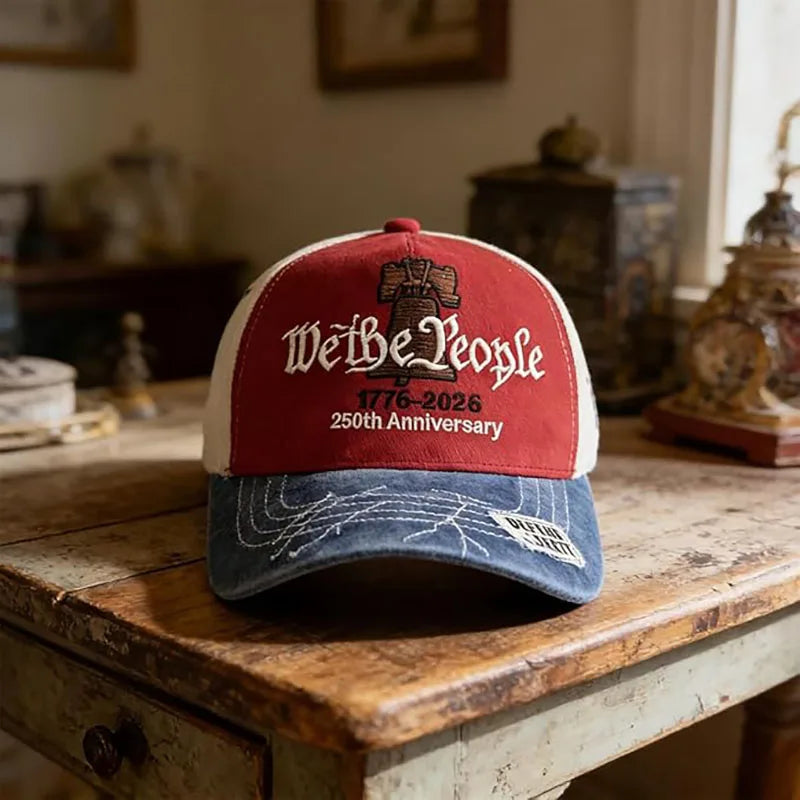 Embroidered Baseball Caps For Patriotic USA 250th Anniversary Hat 1776-2026 Male  or Female Adult Gift