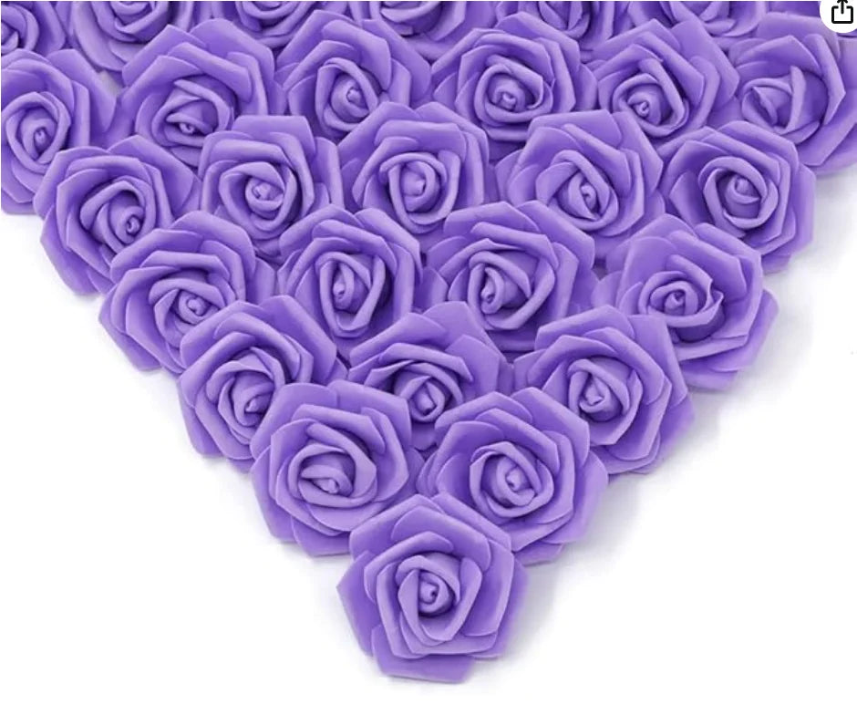 10/20/50Pcs Artificial Foam Rose Flowers,  Fake Flower for Home,  Room,  Decor for  Wedding Party, Halloween, Thanksgiving,  Christmas, Valinrtines Day