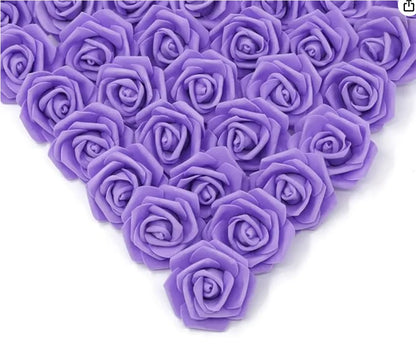 10/20/50Pcs Artificial Foam Rose Flowers,  Fake Flower for Home,  Room,  Decor for  Wedding Party, Halloween, Thanksgiving,  Christmas, Valinrtines Day