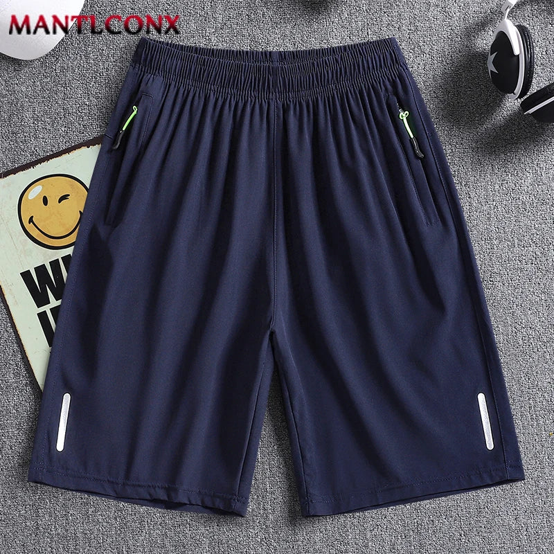 Summer Men's Shorts,  Cool Sportswear,  Running Shorts,   Casual Bottoms for  Fitness,  Training,  Jogging, Short Pants Men Black Gray