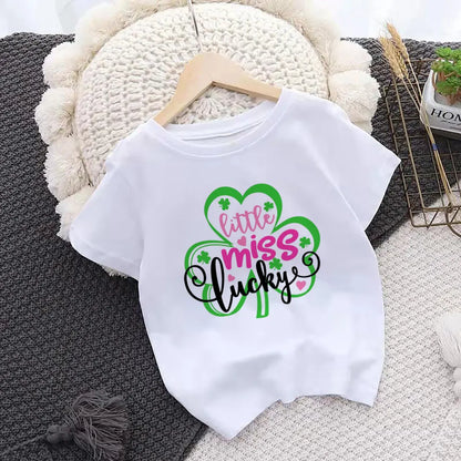 Mr Lucky Charm Print Kids T-shirt,  Children .  St. Patricks Day Shirt Boy/ Girl Clothes,  St. Patricks Day Toddlers  Outfits