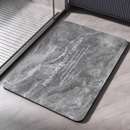 Diatomite Bath Mats Bathroom Absorbent Anti Slip Floor Mat Foot Carpet Quick Dry Shower Toilet Rug Doormat Washable