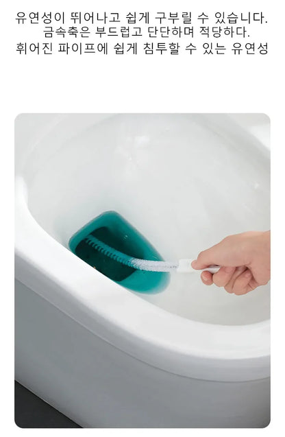 Pipe Dredging Brush  for any Drain in your home.  Bathroom, Kitchen, Basemen, anywhere you will ever need a flexible Drain Cleaner.
