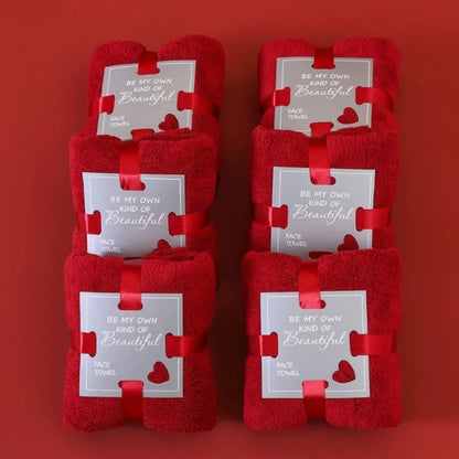 1pcs Coral Fleece Towel Set Coral Fleece Absorbent Hair Swimming Face Hand Bathroom Towels for New Year Festival Wedding Gift