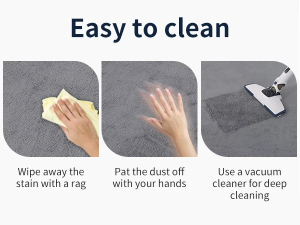 Carpet For Floor 3cm Thick with Memory Foam.Playpen Mat With Non-slip Bottom For Living Room.Soft Velvet Minimalist Carpet