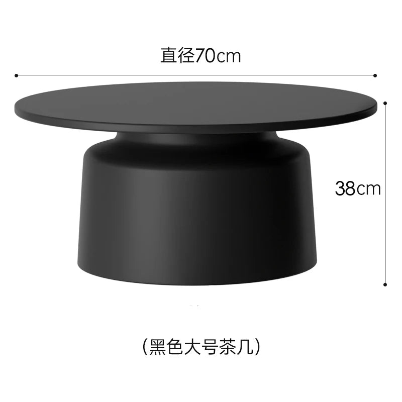 Luxury Simple Coffee Table Nordic Vintage Premium Aesthetic Side Table Creative Storage Table, Living Room Furniture