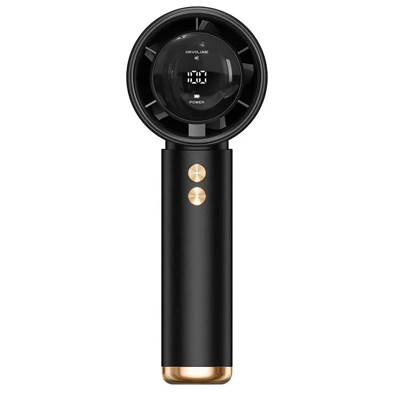 Handheld Fan, Portable Turbo Fan,  Air Cooler 100-Speed Adjustment , High-Speed Fan,  Mini Handheld fan for Home, Travel,  Outdoor,  Camping.  PINK Color is Unavailable.  BLACK and BLUE are Good to go.
