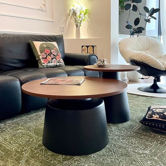 Luxury Simple Coffee Table Nordic Vintage Premium Aesthetic Side Table Creative Storage Table, Living Room Furniture