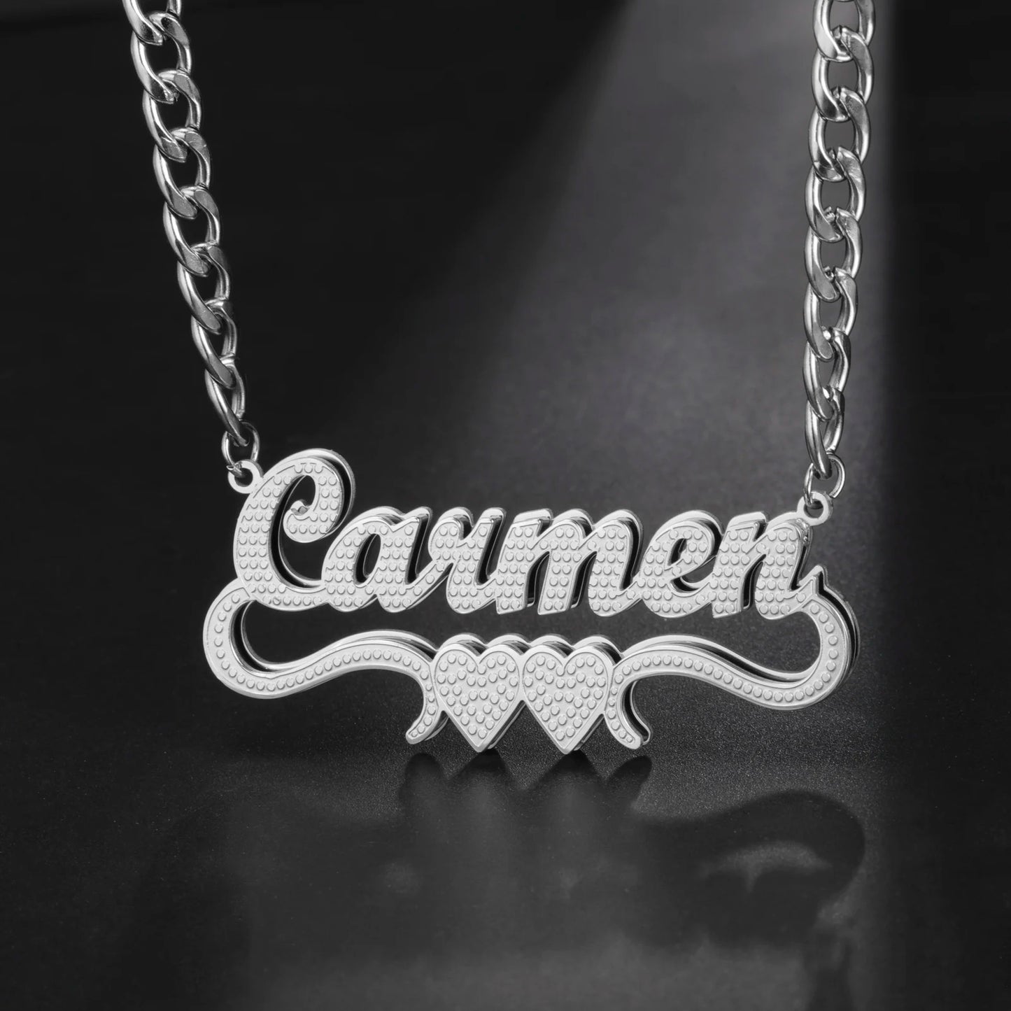 Sipuris Custom Name Necklace For Women Golden Choker Stainless Steel Personalized Corrosion Process Jewelry Wedding Gifts
