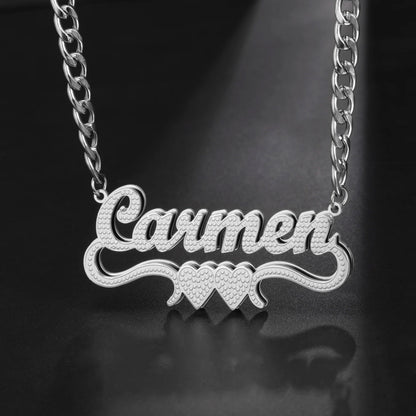 Sipuris Custom Name Necklace For Women Golden Choker Stainless Steel Personalized Corrosion Process Jewelry Wedding Gifts