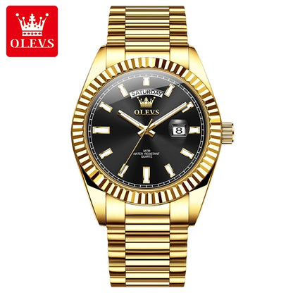 Men's Watch,  Top Brand Luxury Wrist Watch For Men , Fashion Rose Gold,  Stainless Steel,  Waterproof Watch, Day /Date /Quartz Clock.  Good availabilty!!!