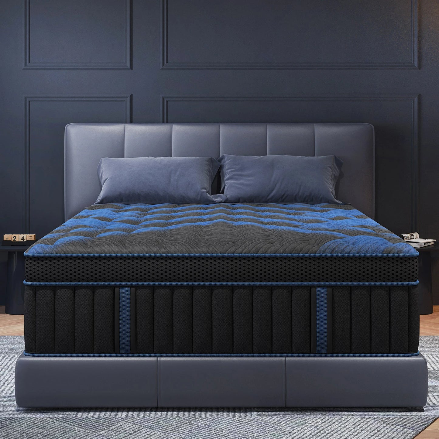 12"Gel Memory Foam , Hybrid Pocket Spring Mattress,  Twin/ Full/ Queen /King Bed Mattress In A Box, Medium Firm Motion Isolation