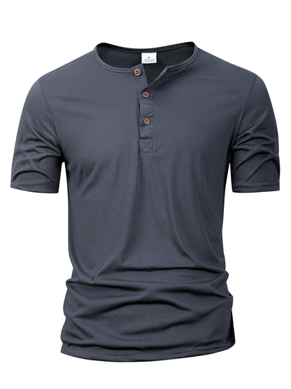 Mens Henley T-shirts,  Buttons,  Slim, Casual, Mens Solid Color,  Short Sleeve Sports T-shirt shirt.  Theres a Lt. Grey thats gone and every other color ha some of mostly everything.