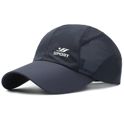 Stay Protected in Style: UV Protection Baseball Cap with Quick-Drying Soft Top, Breathable Strapback for OUTDOORS.  BLACK is ONLY available color.