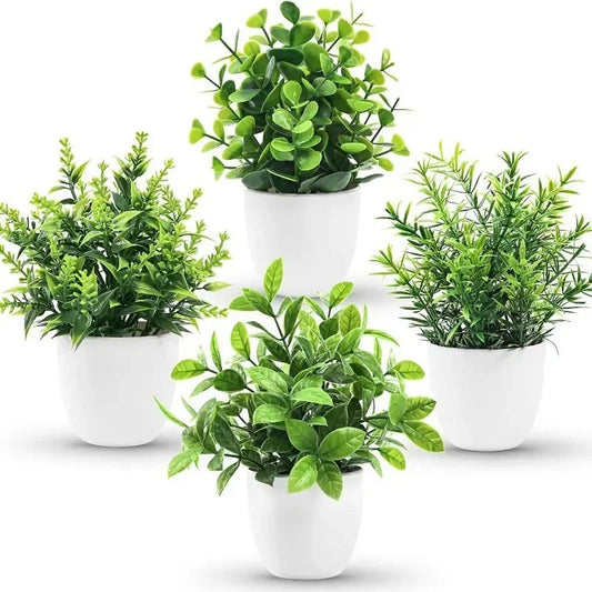 Potted Artificial  Bonsai Plants, Indoor/Outdoor Decorations.