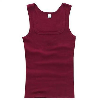 Sale Men's Sleeveless Breathable Fitness Vest,  Basic Elastic Tank Top , Men's Cotton Bodybuilding T-shirt,  Classic Colors,