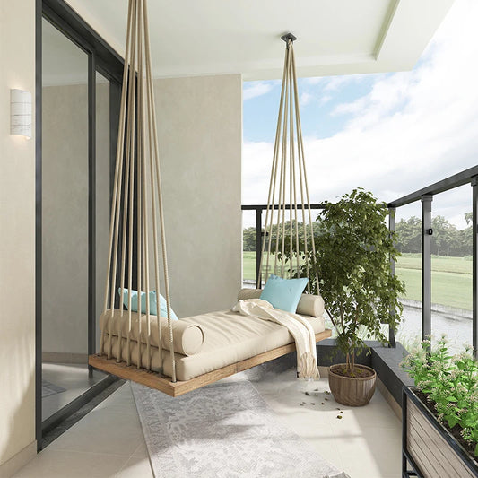 Modern Hammock Patio Swing,  Garden Hanging Rocking Chair,  Suspended Luxury Outdoor /Indoor Furniture