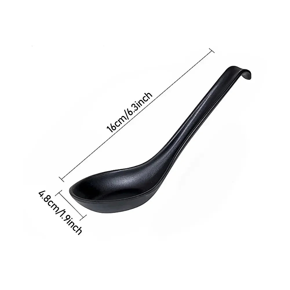 Fancy family Black Frosted Melamine.  Japanese Style Beef Ramen Bowl with Bamboo Hat Shape . Soup Bowl Tableware
