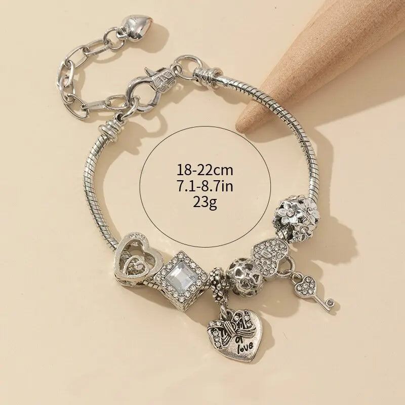 1PC Women's Fashion Multi Element Beaded Love, Valentines Day , Mothers Day. Daily Dressing Party Holiday Gift -005
